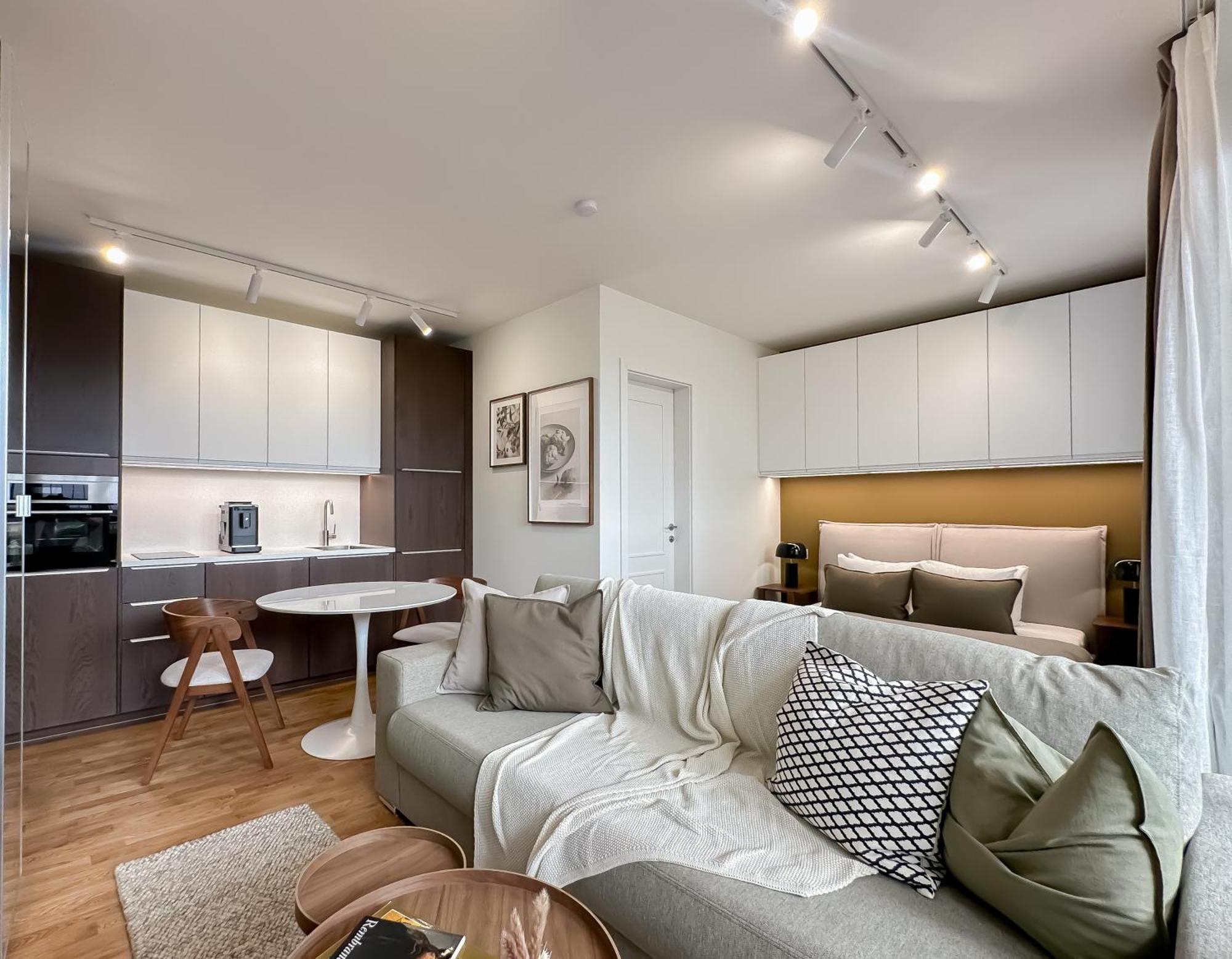 Turnkey I Karlin Square Apartments Praha Ruang foto